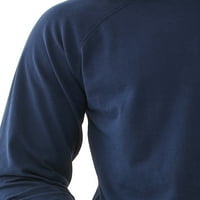 Ücretsiz Montaj erkek Günlük Uzun Kollu Henley Gömlek