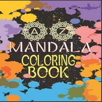 Mandala boyama kitabı: Çocuklar için Boyama Kitabı - Alfabe boyama kitabı (Kağıt