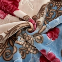 Peluş Polar yatak battaniyesi, Yumuşak, Geri Dönüşümlü Sıcak Battaniye Kral 83 x93