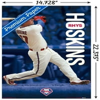 Philadelphia Phillies - Rhys Hoskins Duvar Posteri, 14.725 22.375