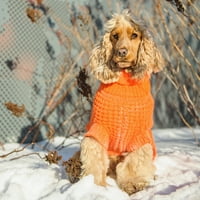 PET İzci Köpek Kazak Giyim Küçük Orta Büyük Köpekler için Evcil Hayvanlar, Turuncu, 2XS