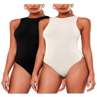 Yüksek Boyunlu 2'li Liv & Lottie Kadın Gençler Bodysuit