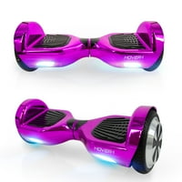 Vurgulu- Ultra UL Sertifikalı Elektrikli Hoverboard w 6.5 Tekerlekler, LED ışıklar ve Saatlik Pil Ömrü- Pembe