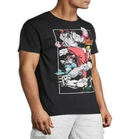 Street Fighter Oyuncular ve Aksiyon Atış erkek ve Büyük erkek grafikli tişört, Paket