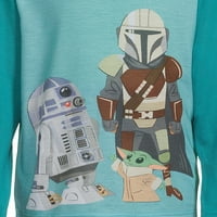 Star Wars R2-D Baby Yoda Pijama Takımı, 2 Parça, 4-12 Beden