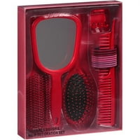 Sin Mok Fırça ve Saç Süsleme Seti, Kırmızı, bilgisayar