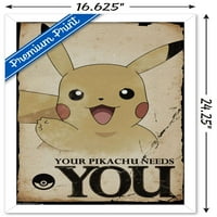 Pokémon - Sana İhtiyacı Var Duvar Posteri, 14.725 22.375