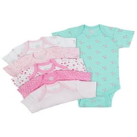 Kısa Kollu Bodysuits, 6pk