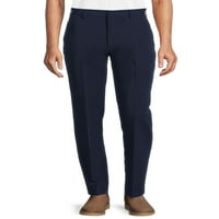 George Erkek ve Büyük Erkek Premium Konfor Düz Ön Takım Elbise Pantolonu