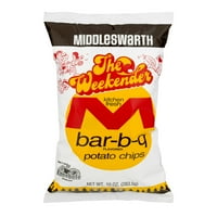 Middleswarth Hafta Sonu Barı-B-Q Patates Cipsi, Oz