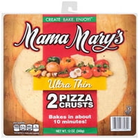 Mama Mary'nin 12 Pizza Kabukları, Ultra İnce, Ct