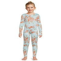 Major Cuddles Kız Çocuk Pijama Uyku Seti, 2'li, 4-12 Beden