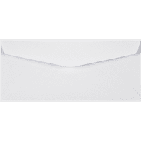 LUXPaper Normal Zarflar, 32 lb Beyaz, 1 2, 1, Paket