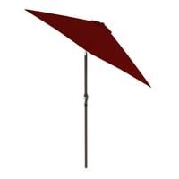 Astella 91 Tuğla Katı Baskı Altıgen Pazar Veranda Şemsiyesi