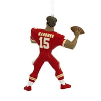 Hallmark NFL Kansas Şehir Şefleri Patrick Mahomes II Noel Süsü