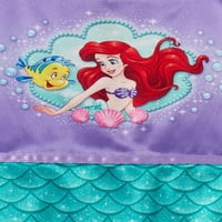 Küçük Denizkızı Ariel Disney Prenses Kız Fantezi Elbise Pijama Gecelik, 4-12 Beden