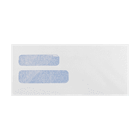 LUXPaper Çift Pencere Zarfları, 1 2, Beyaz, 500 Paket