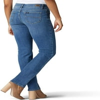 Lee® Kadın Fle Hareketi Rahat Fit Düz Bacak Jean