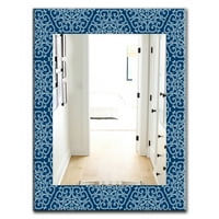 Designart Duvar Aynası, Mavi