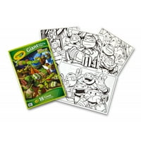 Crayola Teenage Mutant Ninja Kaplumbağalar Dev Boyama Sayfaları