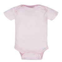 Gerber Kız Bebek Kısa Kollu Onesies Bodysuits, 8'li Paket, Preemie-12M