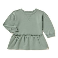 kolay peasy Bebek ve Yürümeye Başlayan Kızların Sweatshirt Elbise, Boyutları Months-5T