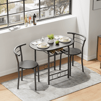 Vineego yemek takımı Küçük Mutfak kahvaltı masası Seti Yerden Tasarruf Sağlayan Ahşap Sandalyeler ve Masa Takımı,
