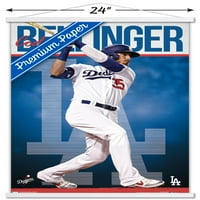 Los Angeles Dodgers - Ahşap Manyetik Çerçeveli Cody Bellinger Duvar Posteri, 22.375 34