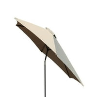 Taşıma Çantalı 9 'Kutuplu Şemsiye, Gri