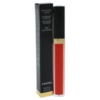 Rouge Coco Gloss Nemlendirici Parlatıcı - Kadınlar için Chanel'den Living Orange - 0. oz Dudak Parlatıcısı