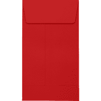 Lüks Kağıt Bozuk Para Zarfları, lb. Yakut Kırmızısı, 1 2, Paket
