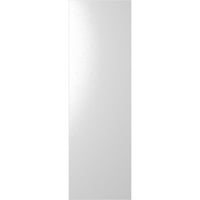 Ekena Millwork 18 W 57 H Gerçek Fit PVC Yatay Çıta Çerçeveli Modern Stil Sabit Montajlı Panjurlar, Beyaz