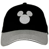 Parıltılı Beyzbol Şapkalı Disney Mickey Mouse Logosu