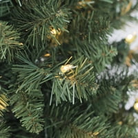 Tatil Zamanı Önceden Aydınlatılmış 9 'Leland çam yapay Noel ağacı, açık ışıklar