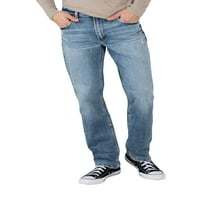 Gümüş Jeans A.Ş. Erkek Machray Klasik Fit Düz Bacak Kot Büyük ve Uzun Boylu, Bel ölçüleri 38-56