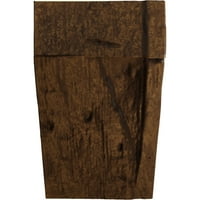 Ekena Millwork 8 H 8 D 60 W Ashford Corbels'li Elle Kesilmiş Fau Ahşap Şömine Mantel Seti, Birinci Sınıf Yaşlı