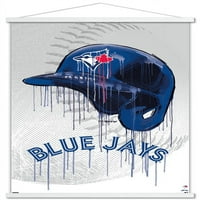 Toronto Blue Jays - Manyetik Çerçeveli Damla Kask Duvar Posteri, 22.375 34