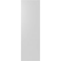Ekena Millwork 18 W 56 H Gerçek Uyum PVC İki Eşit Panel Çiftlik Evi Sabit Montajlı Panjurlar w Z-Bar, Siyah