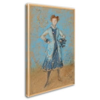 Marka Güzel Sanatlar 'Mavi Kız' Whistler'dan Tuval Sanatı