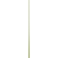 Ekena Millwork 3 4 W 91 H Gerçek Uyum PVC, İki tahta Çerçeveli Tahta-n-Çıta Kepenkleri, Yosun Yeşili