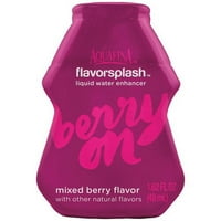 Aquafina Flavorsplash Karışık Berry Sıvı Su Arttırıcı, 1. Fl. Oz