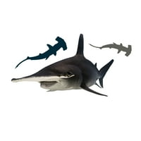 Fathead Köpekbalığı: Çekiç-Dev Hayvan Çıkarılabilir Duvar Çıkartması