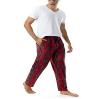 George Erkek ve Büyük Erkek İpeksi Polar Uyku Pijama Pantolon, beden S-5XL