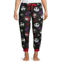 Nightmare Before Christmas Kadın ve Kadın Artı Kelepçeli Pijama Pantolon