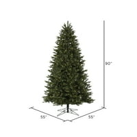 Vickerman 6.5 '50 Boston Fraser köknar yapay Noel ağacı, Dura aydınlatmalı ışıkları temizle
