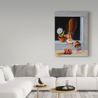Ticari Marka Güzel Sanatlar 'Peter Rabbit 11' Cindy Thornton'dan Tuval Sanatı