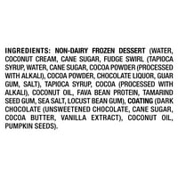 Daiya Sütsüz Çikolatalı Fudge Crunch Sütsüz Dondurulmuş Tatlı Barları - 2. fl oz, kont
