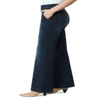 Gloria Vanderbilt Kadın Yüksek Belli Flare Pantolon Jean, iç dikiş