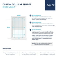 Custom Essentials Koleksiyonu, kablosuz ışık filtreleme hücresel gölge, açık gri, 1 4 Genişlik 48 Uzunluk