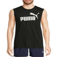 Puma Erkeklerinin Olmazsa Olmazı Hayır. Logo Kedi Kolsuz Kas Tişört, 2XL bedene kadar